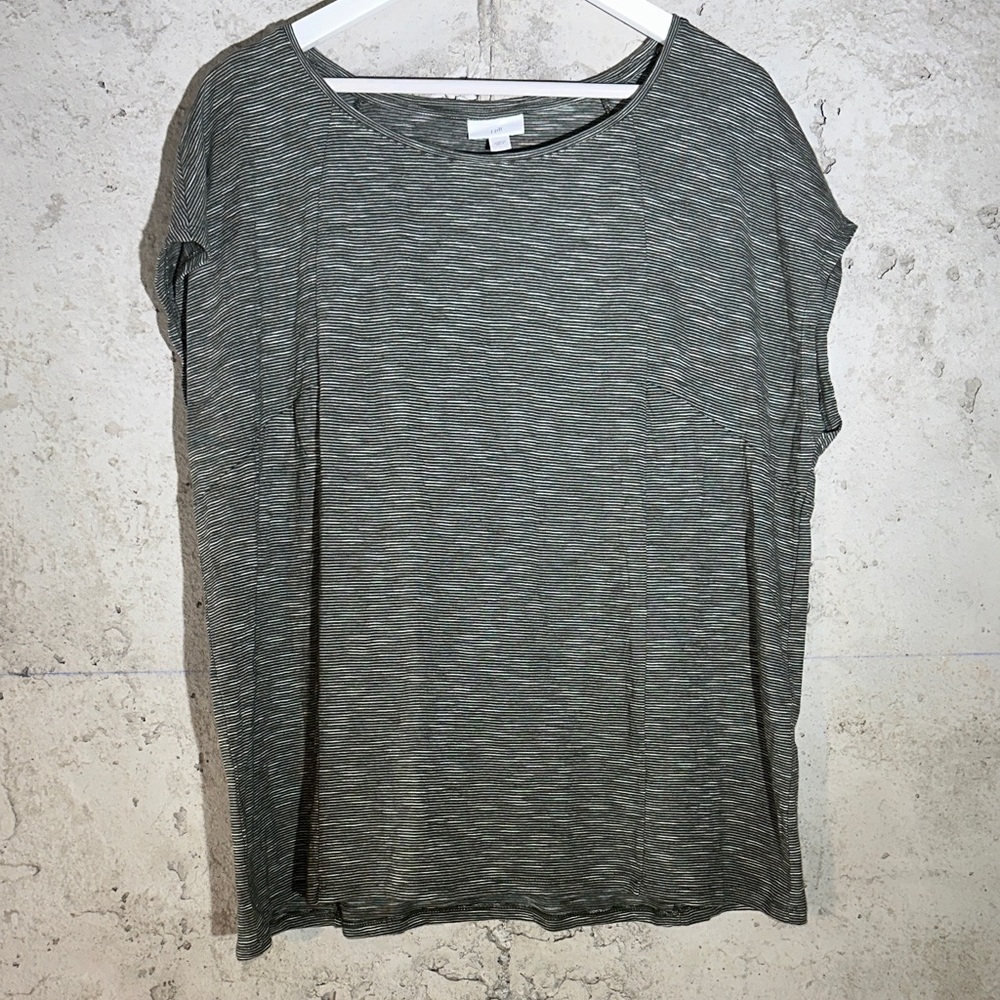 J. Jill Gray Short Sleeve Women's Top